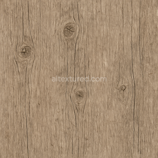 Seamless 8k 3d texture pbr rough wood fence post with knots and splinters in aged wood finish