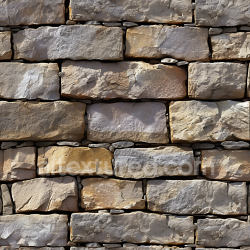 seamless Seamless 3D PBR Weathered Stone Wall Texture with Rough, Earthy Blocks texture 8k free download PBR