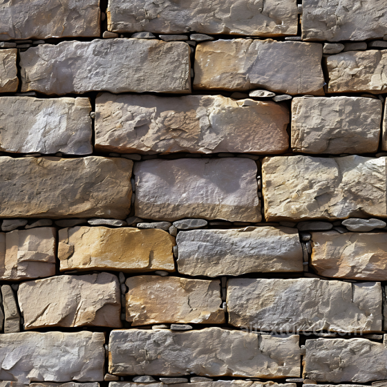 Weathered Stone Wall Texture with Rough, Earthy Blocks Stone texture preview