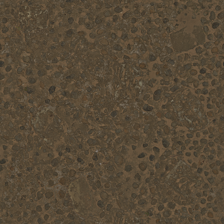 Rocks Rugged Floor - Embedded Rock Floor Cement Rocky Rocks seamless PBR texture preview