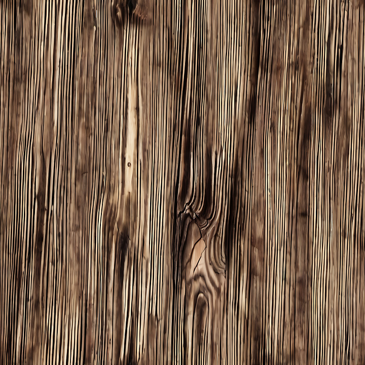 Rustic Burnt Pine Wood Planks with Deep Grain and Charred Detail seamless PBR texture preview