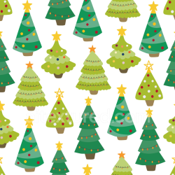 seamless Seamless 3D PBR Digital Paper Texture Featuring Colorful Christmas Trees texture 8k free download PBR