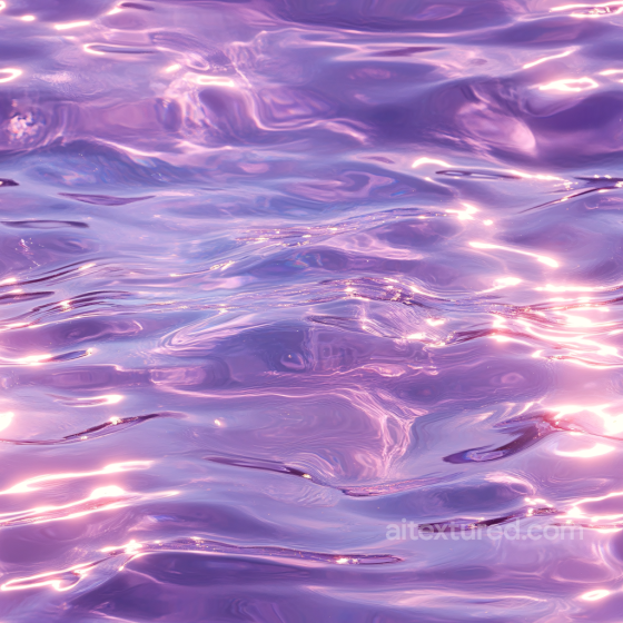 Stylized Purple Water Surface Seamless Texture with Soft Wave Reflections Water texture preview