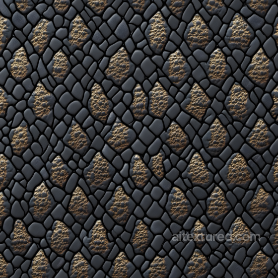 Creature Skin PBR Texture with Scaled Dermal Pattern and Fine Wrinkles Skin texture preview