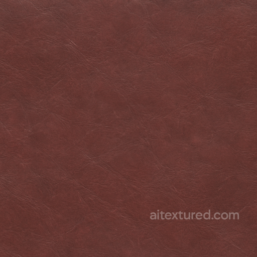 Patina Burgundy Leather with Matte Finish seamless Furniture leather PBR texture