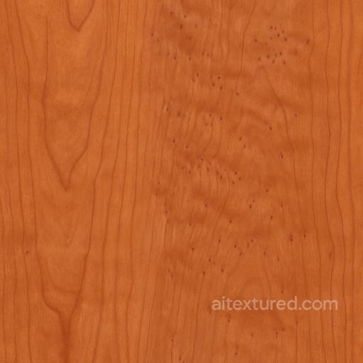Cherry Wood With Birdseye Grain And Satin Finish seamless Furniture wood PBR texture