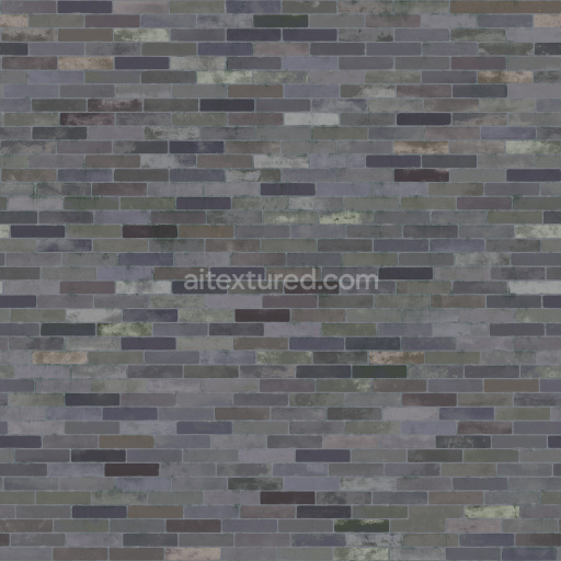 Bricks Seamless Pbr Tileable Texture Dark Weathered Rough Coarse Matte