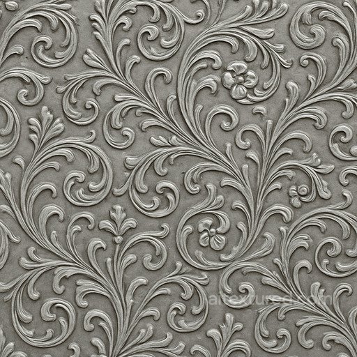 Ornate Steel Seamless Texture seamless Metal PBR texture