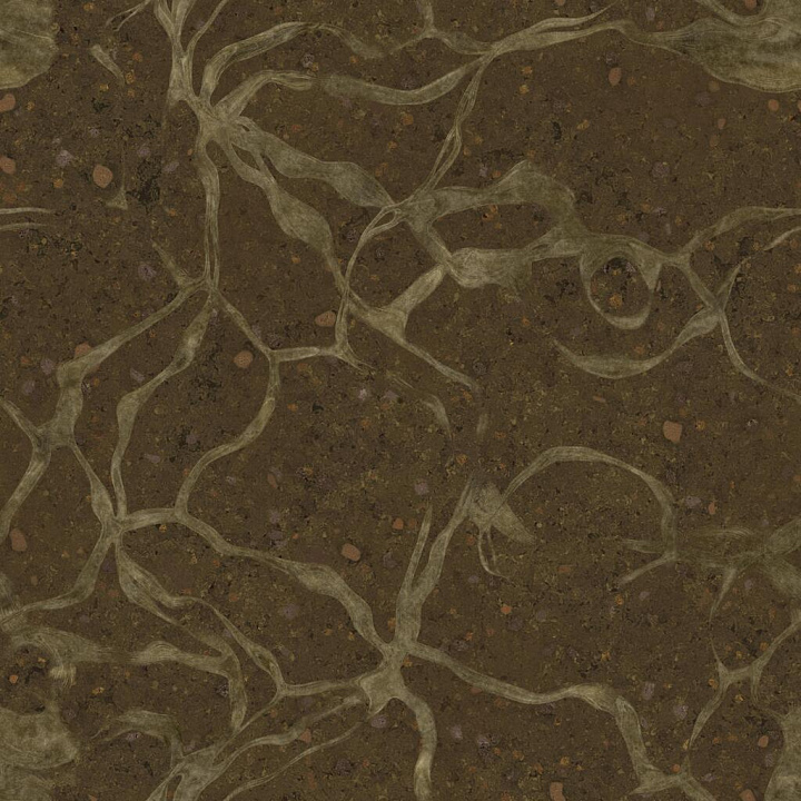 Tree Roots on Muddy Ground seamless PBR texture preview