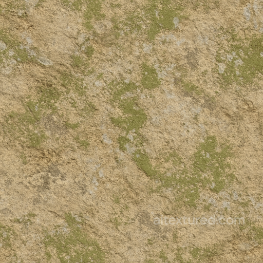 Rough Sandstone Surface With Mossy Stone Natural Look Surfaces, smooth, rough texture preview