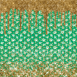 seamless Seamless 3D PBR Glitter Texture with Green St Patrick Pattern texture 8k free download PBR