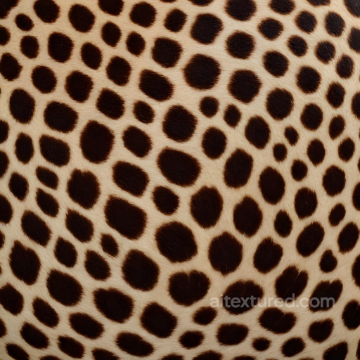 Leopard Print Fur Texture with Natural Spot Pattern seamless Leopard Print PBR texture