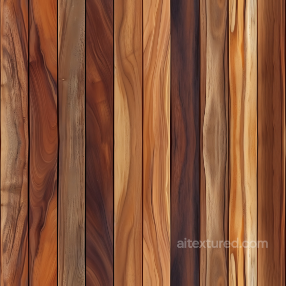 Natural Wood Planks Seamless Texture with Varied Warm Grain Wood texture preview