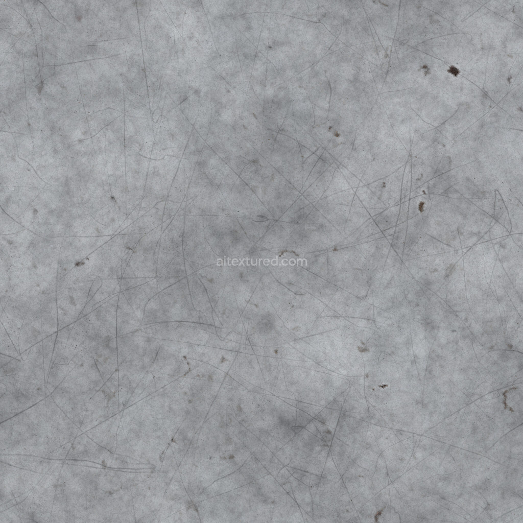 Seamless metal PBR texture with scratches and imperfections