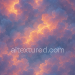 seamless Glowing Cloud Seamless Texture texture 1024x1024 free download PBR