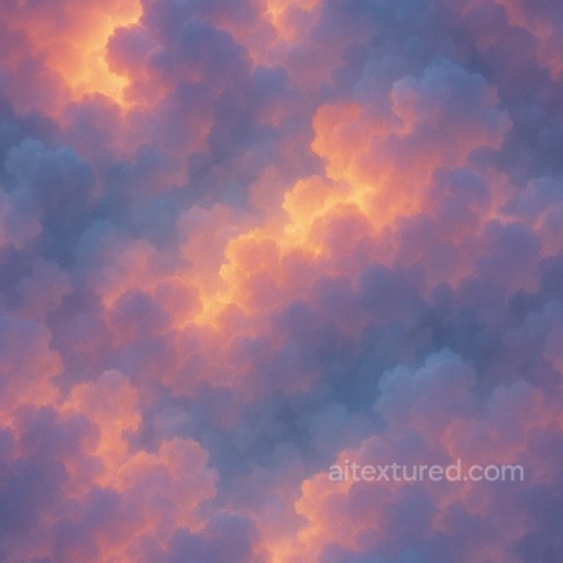 Glowing Cloud Seamless Texture seamless Clouds PBR texture