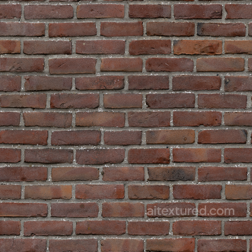Red Brick - Red Industrial Factory Brick Albedo Normal seamless Brick PBR texture