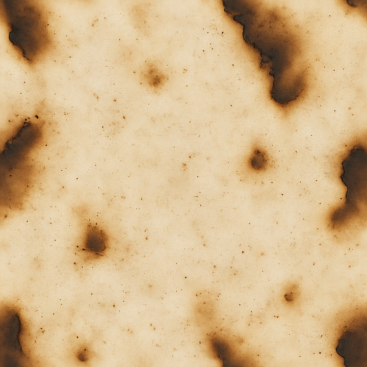 Fire Scorch Marks On Burnt Paper seamless PBR texture preview