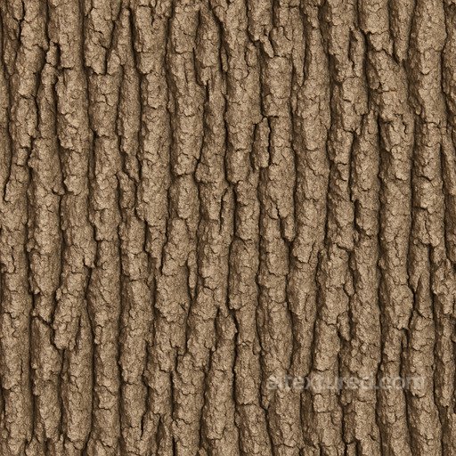 Clean Oak Bark Seamless Texture seamless Bark PBR texture