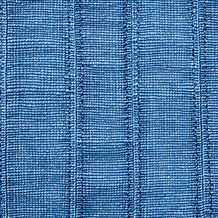 Cracked Denim Fabric with Vertical Stitching and Worn Areas seamless PBR texture preview