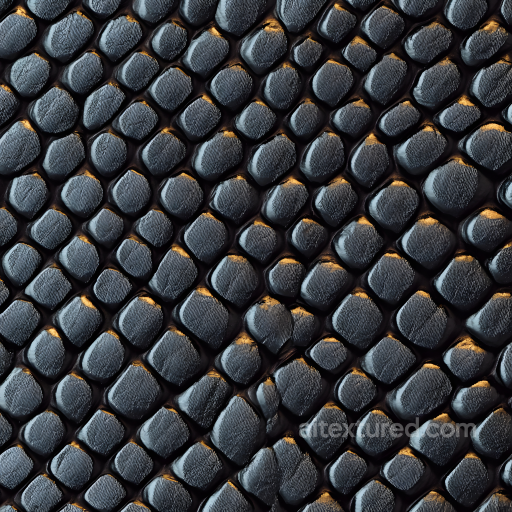 Reptile Skin Texture With Pronounced Scales And Natural Gloss seamless Skin PBR texture