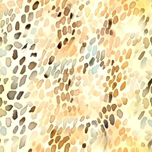 Preview — Seamless 3D PBR Leopard Print Texture with Soft Pattern and Warm Tones