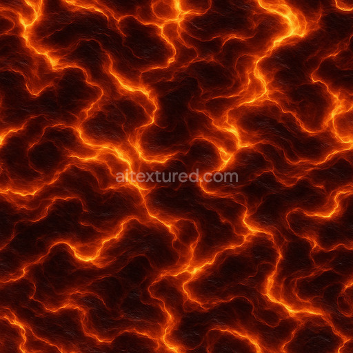 Glowing Molten Surface Texture