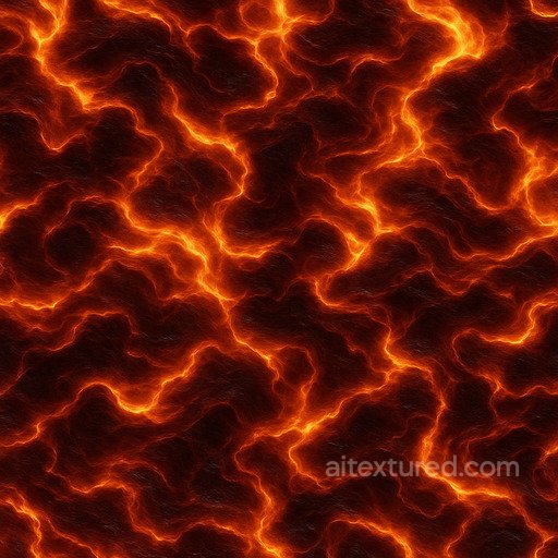 Lava - Glowing Molten Surface Texture texture preview