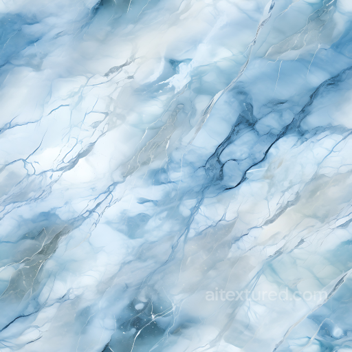 Seamless Blue and Gray Polished Marble 3D PBR Texture with Subtle Veins seamless Marble PBR texture