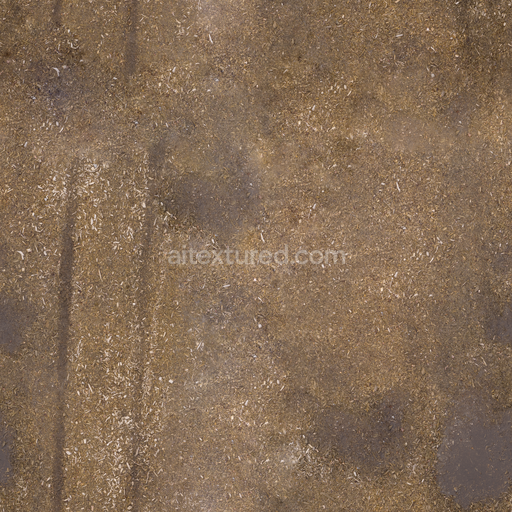 Aerial Wood Snips — Rough Wood Mud Wood Mud Dirt — PBR seamless 3D texture