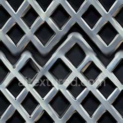 seamless Seamless 3D Brushed Steel Metal Panel PBR Texture with Diamond Cutouts texture 8k free download PBR