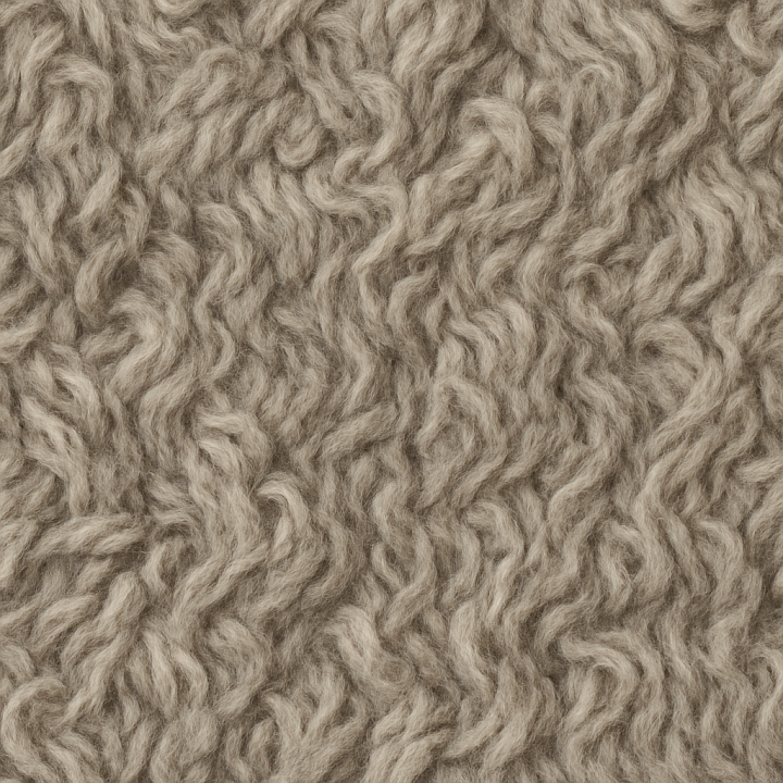 Photorealistic Wool seamless PBR texture preview