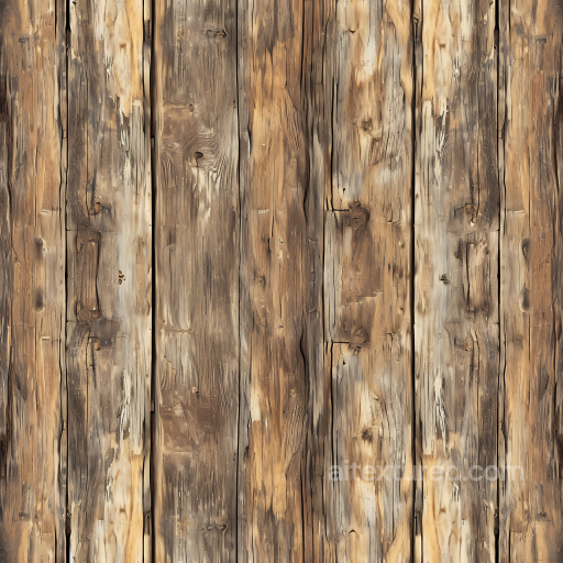 Weathered Rustic Wood Planks Seamless Texture with Detailed Grain and Knots seamless Wood PBR texture