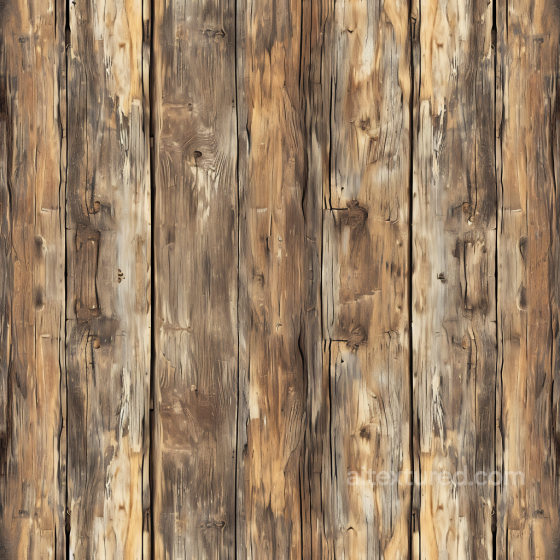 Weathered Rustic Wood Planks Seamless Texture with Detailed Grain and Knots Wood texture preview