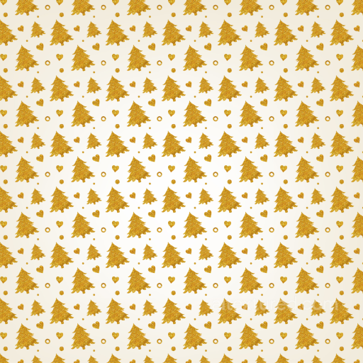 All Christmas Digital paper Texture of Gold Glitter Christmas Trees on White Background seamless All Christmas Digital paper PBR texture