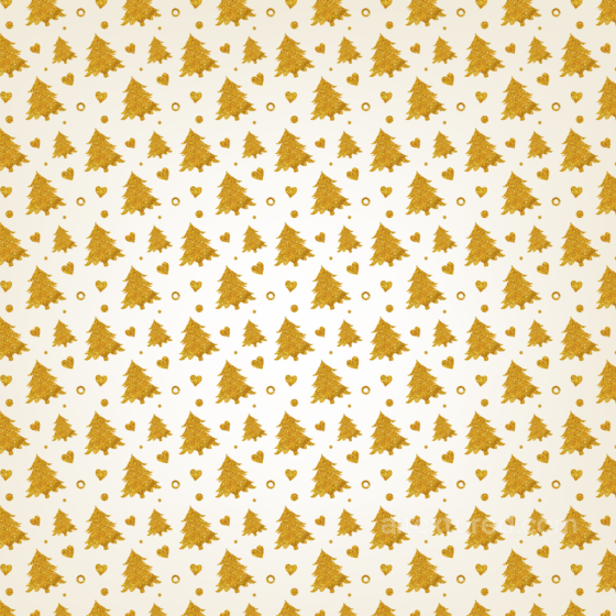 All Christmas Digital paper Texture of Gold Glitter Christmas Trees on White Background All Christmas Digital paper texture preview