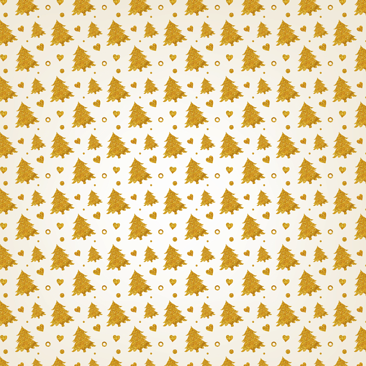 All Christmas Digital paper of Gold Glitter Christmas Trees on White Ba… seamless PBR texture preview