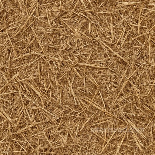 Realistic Barn Straw Seamless Texture seamless Hay-straw PBR texture