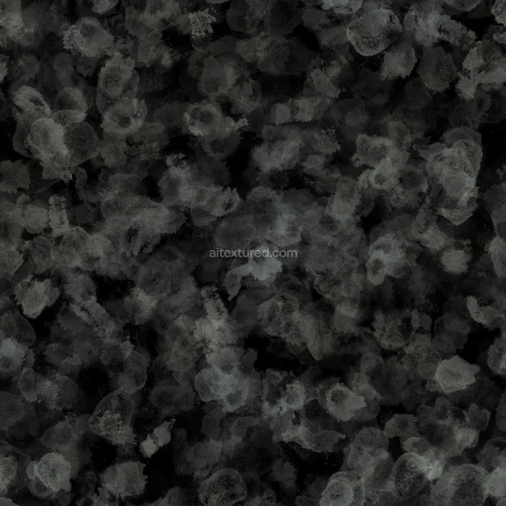 Seamless PBR fingerprints texture with dark tones