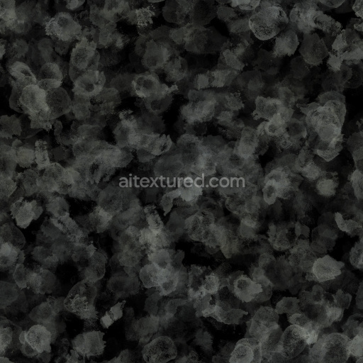Fingerprints Seamless Pbr Texture Black Abstract Grainy Matte Dark Artistic