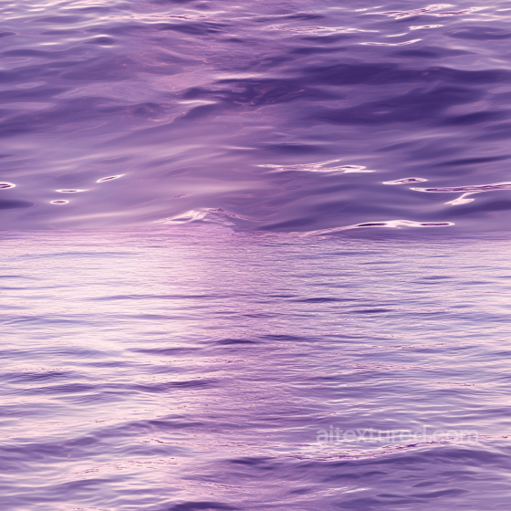 Water PBR Texture with Calm Purple Ocean Surface and Soft Highlights Water texture preview
