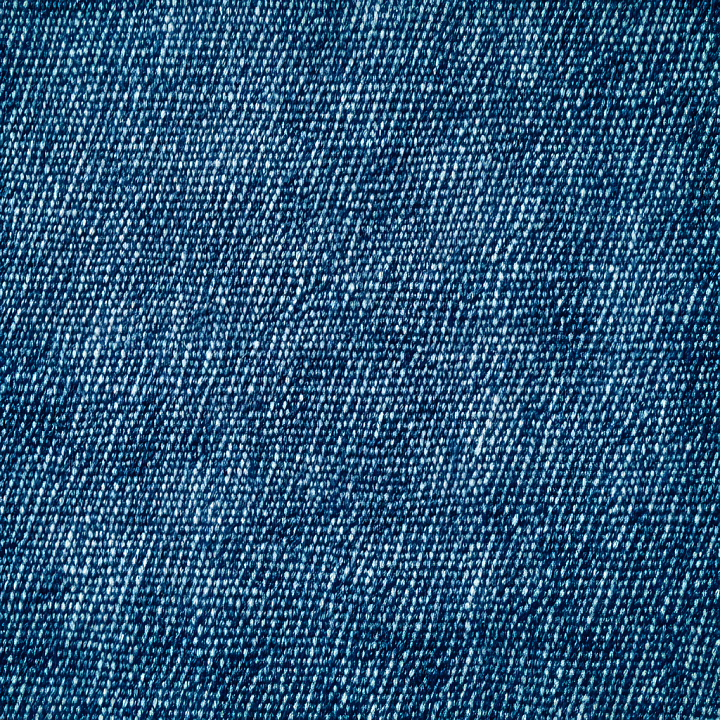 Cracked Denim Fabric With Worn Blue Weave Detail seamless PBR texture preview