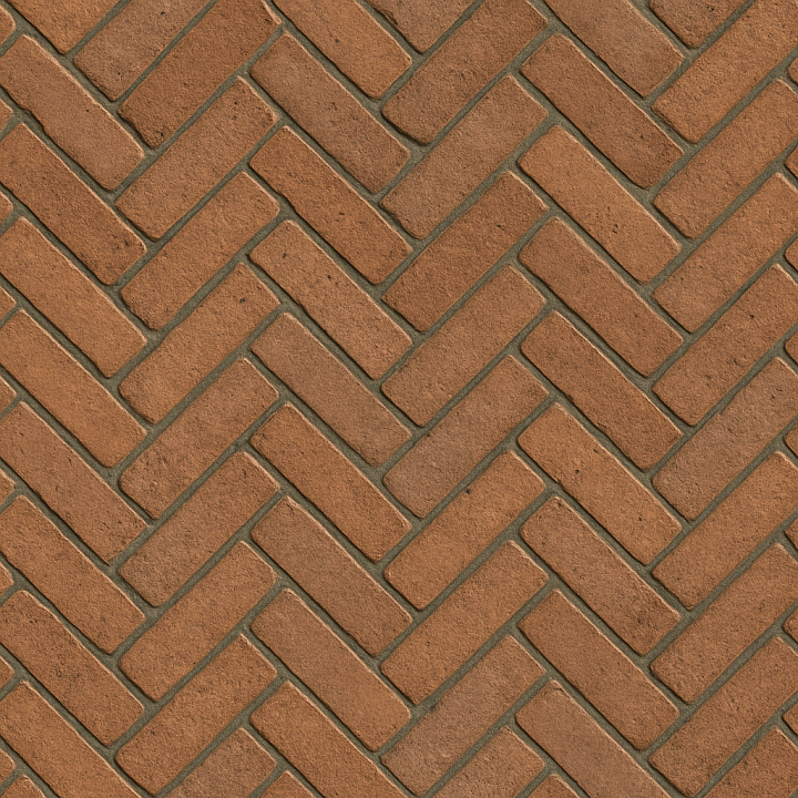 Herringbone Brick Paving seamless PBR texture preview