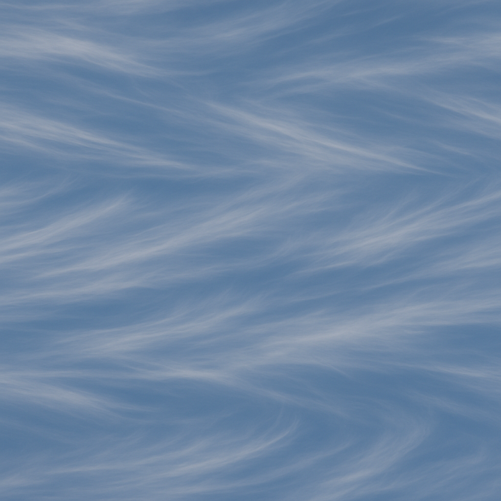 Layered Cirrus Feathery Cloud Streaks Surface seamless PBR texture preview