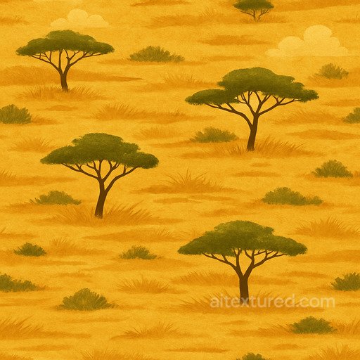Stylized Savanna Texture seamless Grass PBR texture
