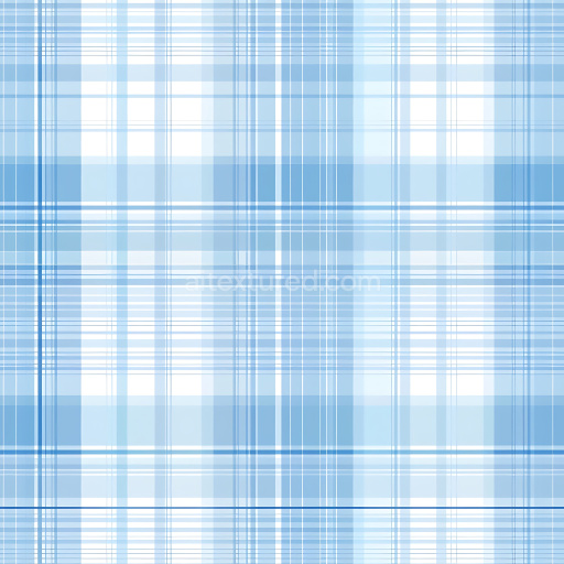 Seamless 3D PBR Light Blue Plaid Metal Texture with Soft Color Gradient