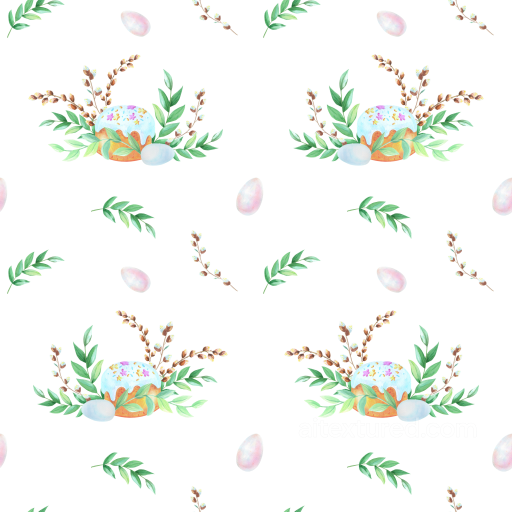 All Christmas Digital paper Texture of Watercolor Easter Floral Elements with Greenery an… seamless All Christmas Digital paper PBR texture