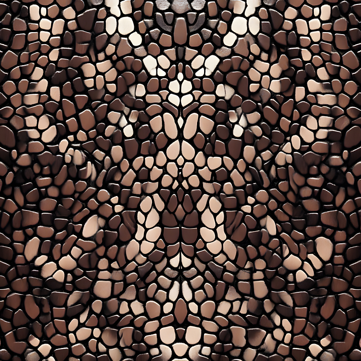 Skin Featuring Detailed Organic Scale Patterns and Smooth Glossy Surfac… seamless PBR texture preview
