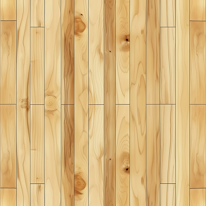 Pine Wood Featuring Natural Knots and Light Grain Pattern seamless PBR texture preview