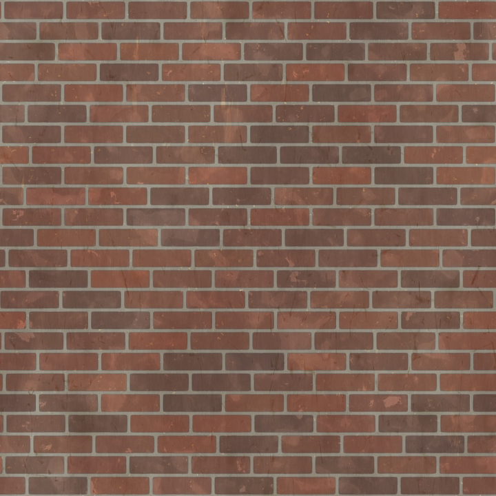 Aged Brick Terracota Wall seamless PBR texture preview
